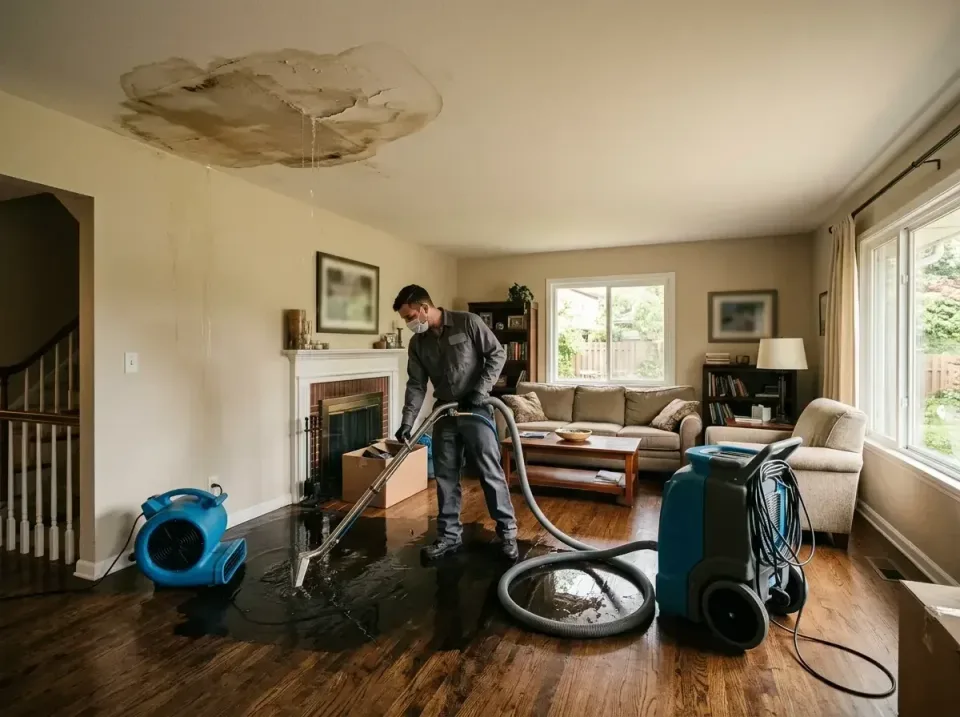 attic-pipe-burst-ceiling-drip-008 — frequently asked questions, Water Damage Restoration & Carpet Care in Renton, WA